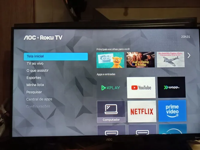 Smart Tv 32 Hd Aoc Tv 32s5045/78g Hdmi 1 Usb Wifi Roku