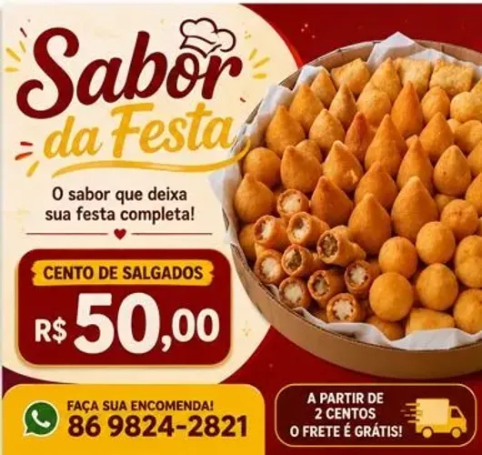 Salgadinhos para Festas
