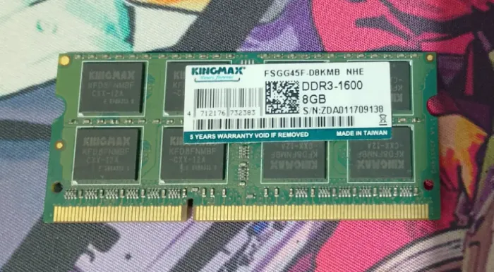 Memoria Kingmax DDR3-1600MHz de 8GB Notbook