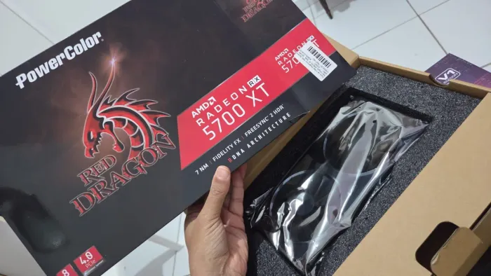 Powercolor RX 5700 xt + nota fiscal