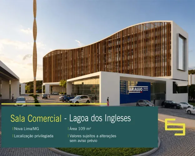 Sala comercial à venda na Lagoa dos Ingleses no Ed. Navegantes