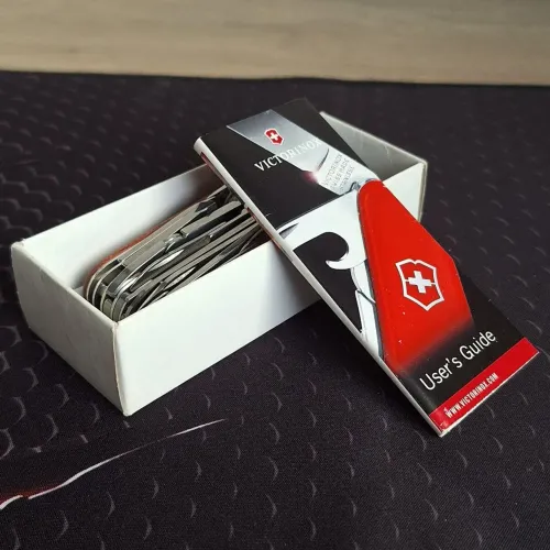 Victorinox Canivete Suíço Madeira + Bolsa de Couro Originais