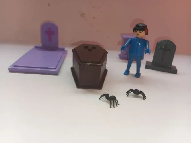 Playmobil lote cemitério/halloween (1)