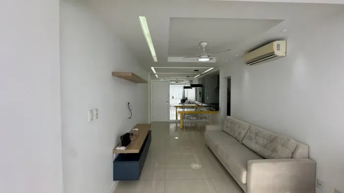 Ótimo apartamento para aluguel em Alphaville I  50 m², 1 quarto, sala, semi-mobiliado.