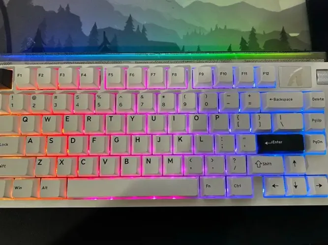 Teclado Magnético Attack Shark R85HE + Fita Sasuke Uchiha