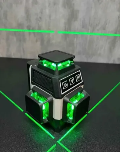 Nível a Laser Verde 3D 12 Linhas 360° Profissional