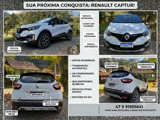 Renault Captur Intense Bose 1.6 16V Flex 5P AUT 2021
