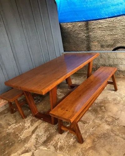Mesa rústica