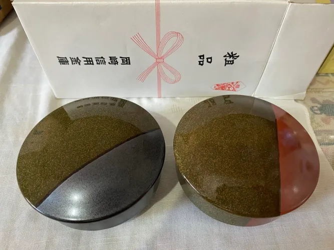 Potes com tampa de porcelana japonesa, novos 