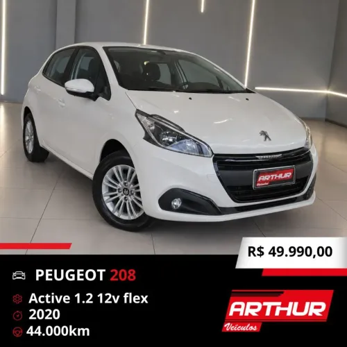 Peugeot 208 Active 1.2 Flex 12V 5P Mec. 2020