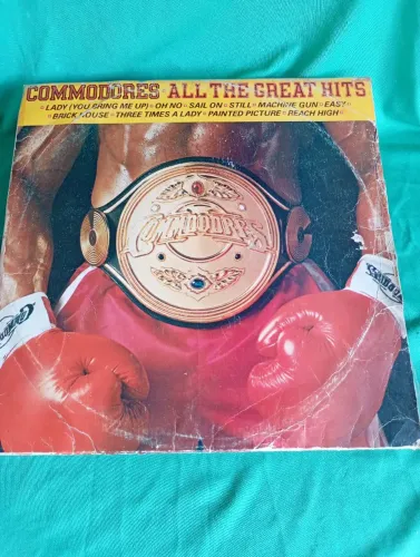 Disco de vinil Commodores all the great hits