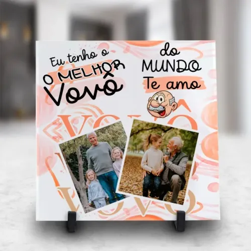 Dia dos avós azulejo