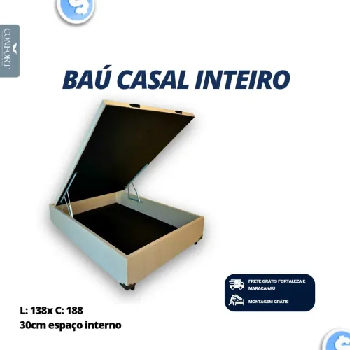 Box baú casal padrão