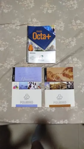 Três Unidades livros didáticos poliedro