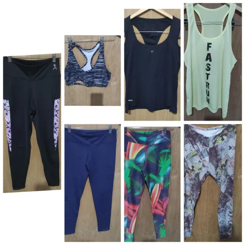 Lote de roupa academia tam M ( lote por 40,00)
