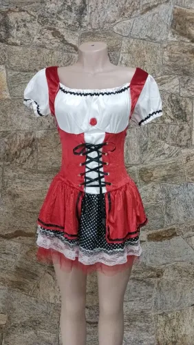 Fantasia chapeuzinho vermelho 
