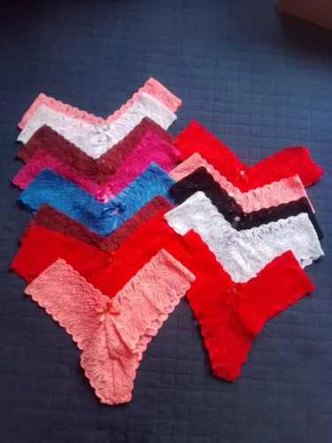 Kit c/13 Calcinhas Fio Dental em Renda - Sensualidade e Conforto