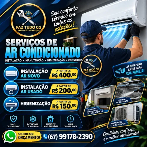 Ar condicionado serviços 