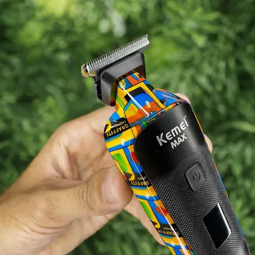 Máquina de cortar cabelo Kemei Max ( entrega grátis em toda Maceió )