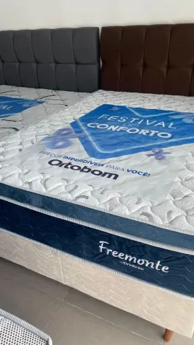 cama casal de molas ensacadas individualmente entrega grátis