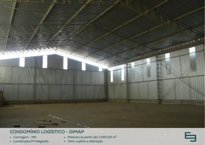 Galpão para locação na cidade de Contagem - MG