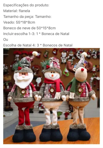 Enfeites natalinos nunca usados