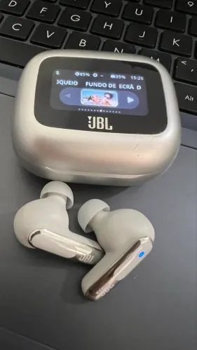Fones JBL Live Beam 3 original > Som absurdo + case com tela 