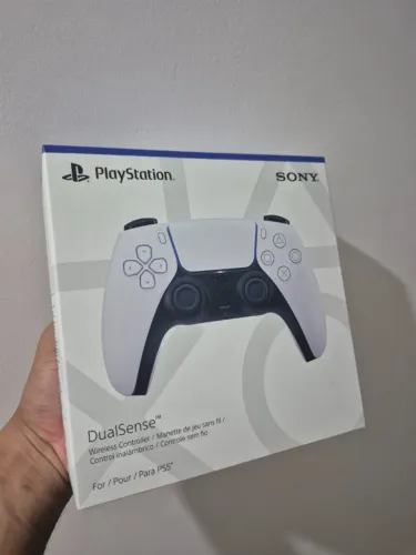 Controle De PS5 Branco - Dualsense - Novo/LACRADO