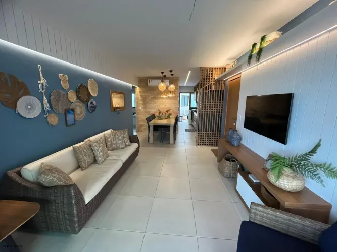 Apartamento 3 Quartos para Venda em Camaçari, Guarajuba (Monte Gordo), 3 dormitórios, 1 su