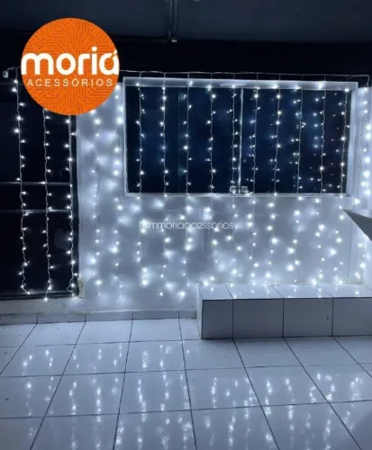 Cortina Led 300 Leds 3x2 8 Funções
