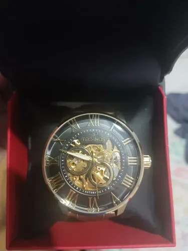 Relogio technos skeleton