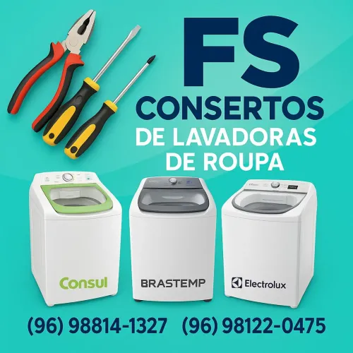 Conserto de máquina de lavar doméstica 