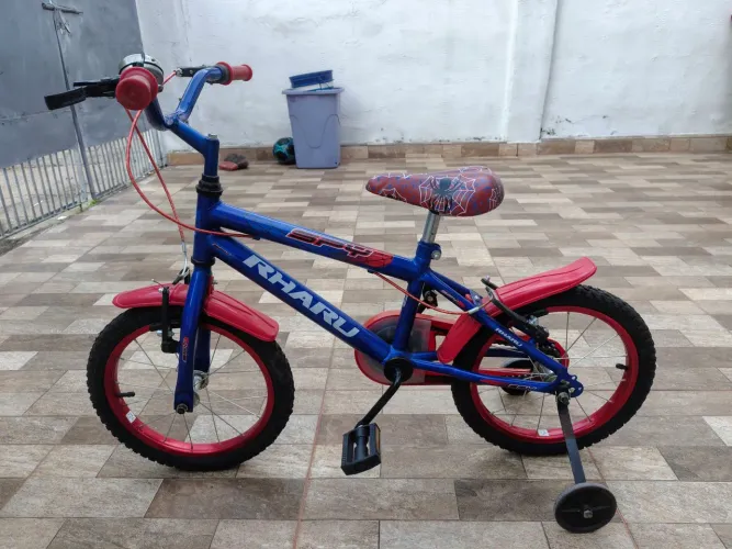 Bicicleta aro 16 homem aranha