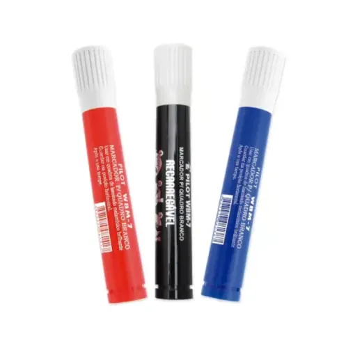 Marcador Quadro Branco Pilot WBM-7 Recarregável Azul / Preta ou Vermelha - Caixa C/12 Unid