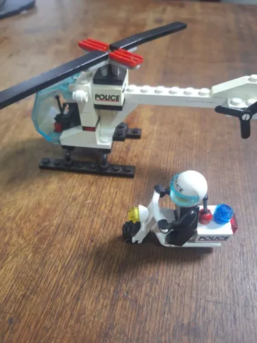 6664 LEGO Police Chopper Cops - Completo