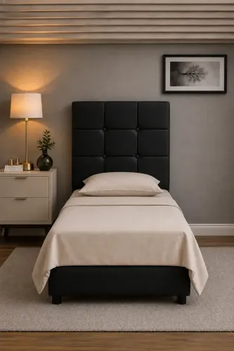 CABECEIRA ESPANHA FINA SOLTEIRO 0.90 ABERTA ANAS BELLA CORINO PRETO - OFERTA IMPEDÍVEL