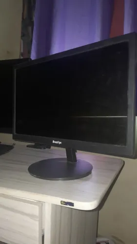 Monitor Brazil PC LED 20" HDMI/VGA + Fonte - Funcionando com linhas na tela