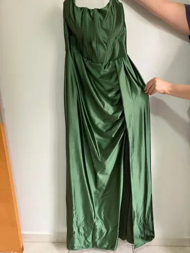 Vestido de Festa Longo Verde Esmeralda - Madrinha / Casamento