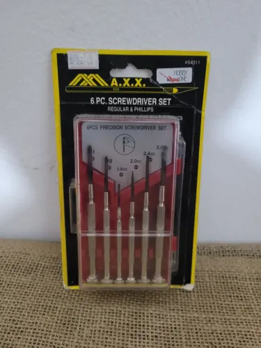 Chave 6. PC. SCREWDRIVER SET<br><br>REGULAR & PHILLIPS<br><br>FFATRANICS