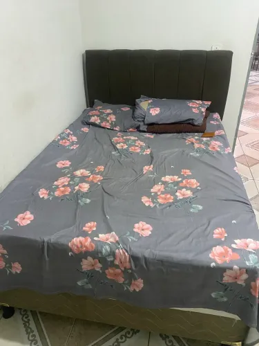 Cama Box Casal com Cabeceira Estofada