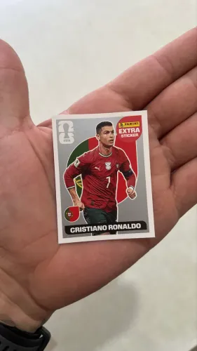 Figurinha Legend Cristiano Ronaldo Prata