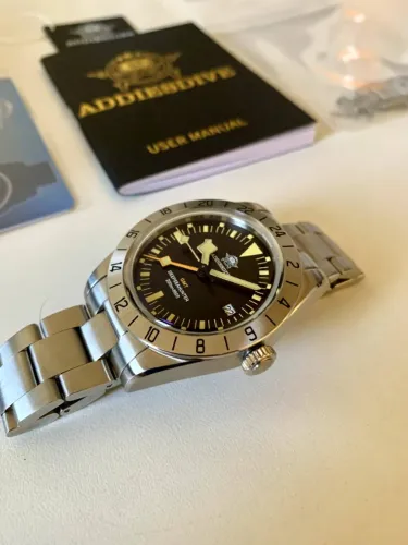 Relógio Gmt Addiesdive Ad2036 Calibre Ronda 515-24h 200m