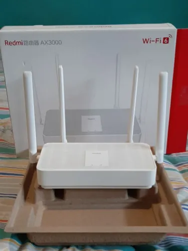 Roteador Redmi AX3000 WiFi 6 Mesh Gigabit, 2.4G, 5.0GHz