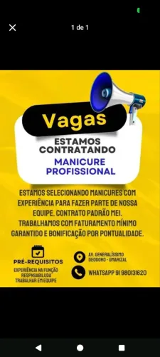 Manicure profissional 