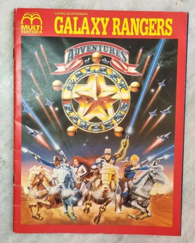Album de figurinhas Galaxy Rangers - editora Multi 1988 - vazio