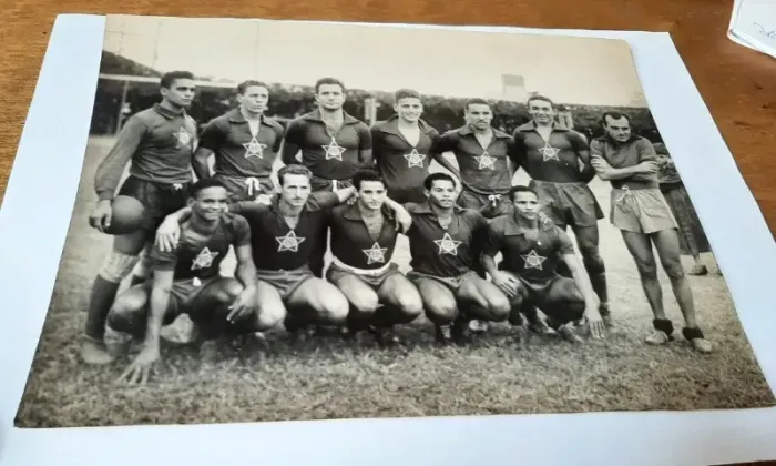 Foto antiga - Time da Portuguesa - 1953