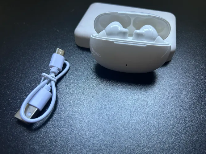NOVO Fone Bluetooth Branco + Carregador