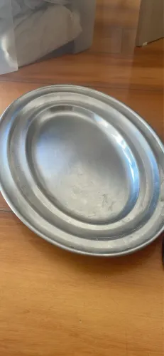 Bandejas de inox antigo bem conservadas fracalanza