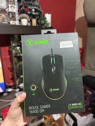 Mouse Gamer Xzone 16.400 DPI - Aberto so pra teste