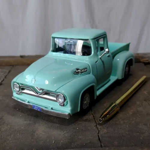 Miniatura Ford F-100 Pickup 1955 Verde 
